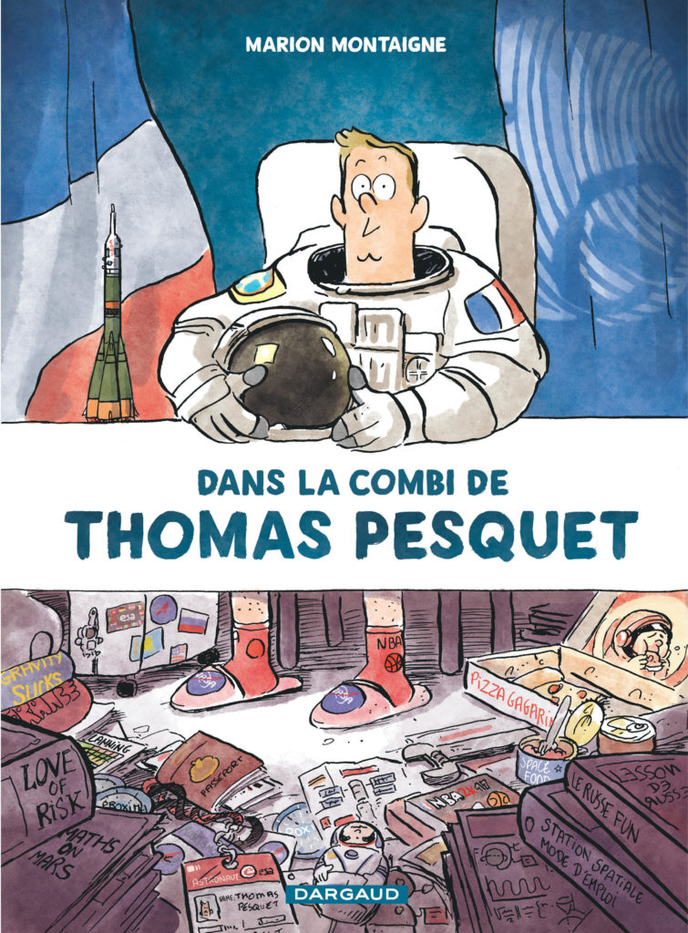 couverture livre Dans la combi de Thomas Pesquet