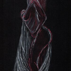 Nue drapée