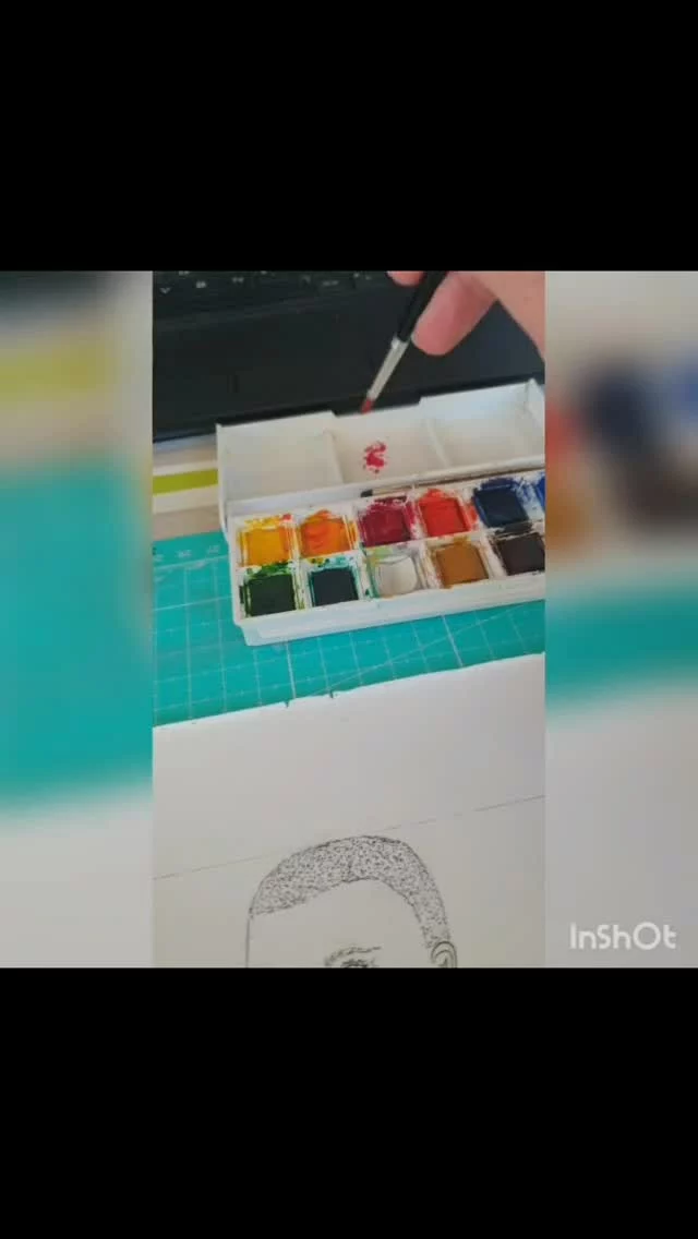 Avant/après Je reprends un vieux dessin que je remets au goût du jour. Partie 3 la couleur.

#vénère 
#fuck
