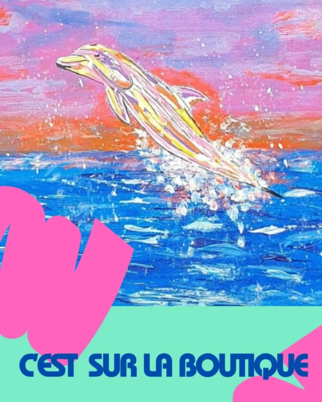 Et si un saut suffisait à tout changer ?
Ce dauphin traverse l’instant entre deux mondes — le bleu profond de la mer et les teintes incandescentes du ciel.

Un souffle de liberté, un élan de lumière, une envie d’aller plus loin. Chaque couleur vibre..
Cette peinture est une invitation à plonger, à rêver, à oser.

Envie de l’accueillir chez toi ou de l’offrir ?
Elle est disponible sur ma boutique > lien en bio ou Écris-moi en dm 

#artistepeintre #dauphin #couleursvives #artcontemporain #évasionartistique #peintureoriginale #instaart #artàvendre #artfrançais